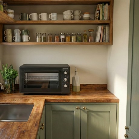 Davoline URBAN CHEF 3700 BL Μαύρο Φουρνάκι